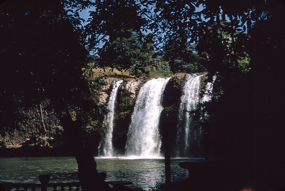  Mena Creek Falls at Paronella Park near Innisfail, 1955
