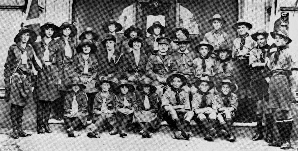 First Jewish company of Girl Guides and Boy Scouts in the Commonwealth, Brisbane, 1927