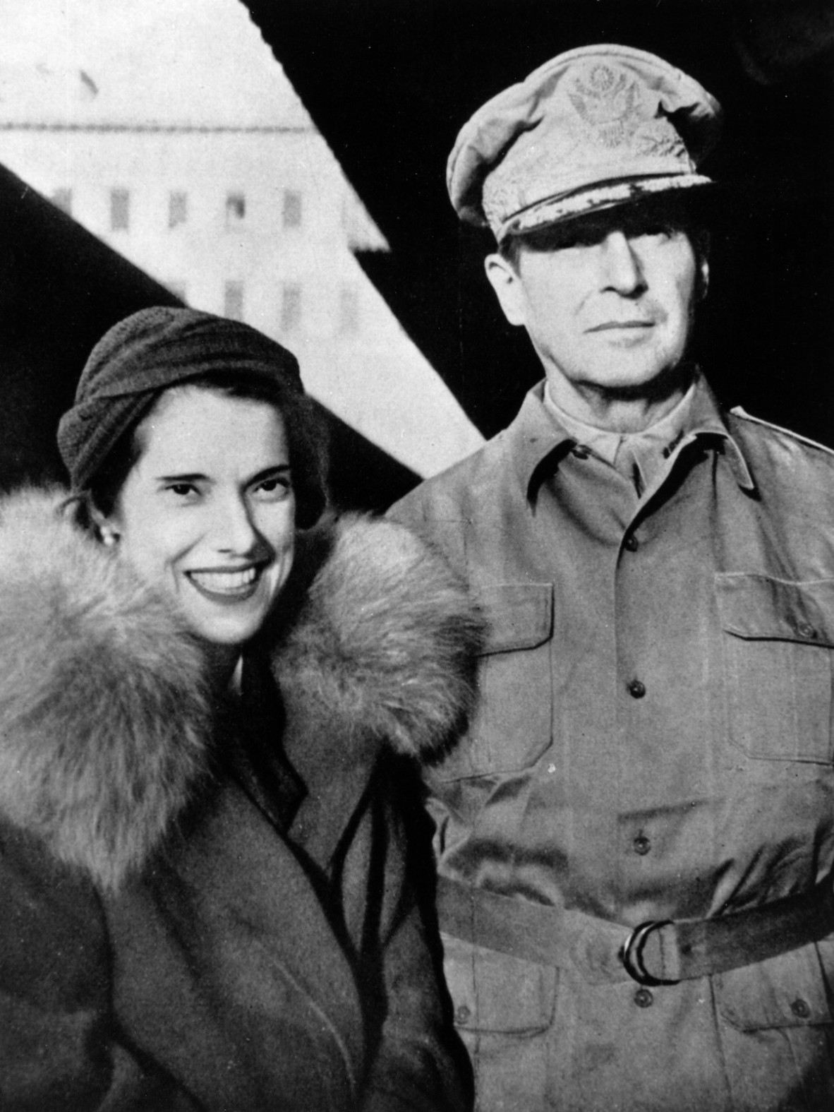 General Douglas MacArthur and Mrs Jean Marie MacArthur