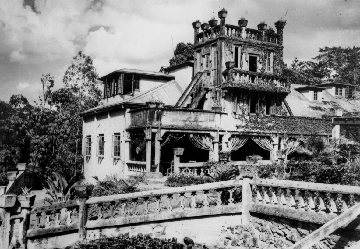 'Paronella Park' castle at Mena Creek, Queensland, 1948 State Library of Queensland Negative number: 110320 