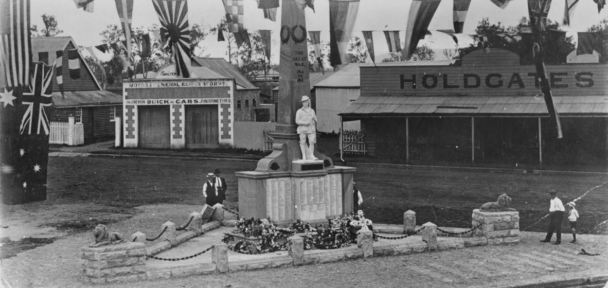 War memorial in Beaudesert, 1921