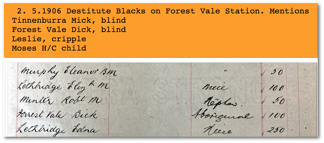 Bequest to Forest Vale Dick 1919