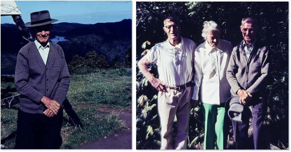 Bert Corrin with Lloyd and Helen Blackshaw