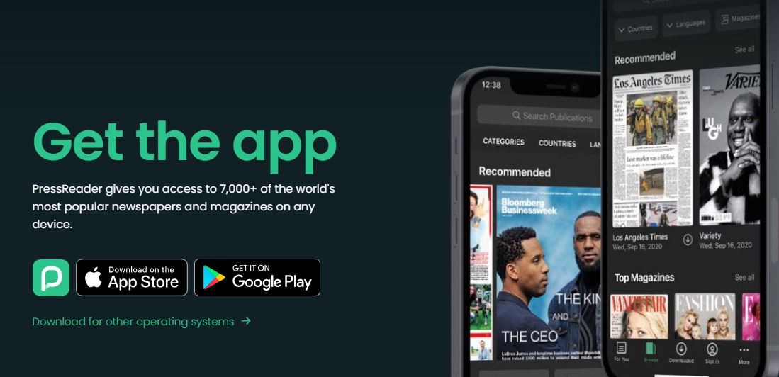 Get the PressReader App