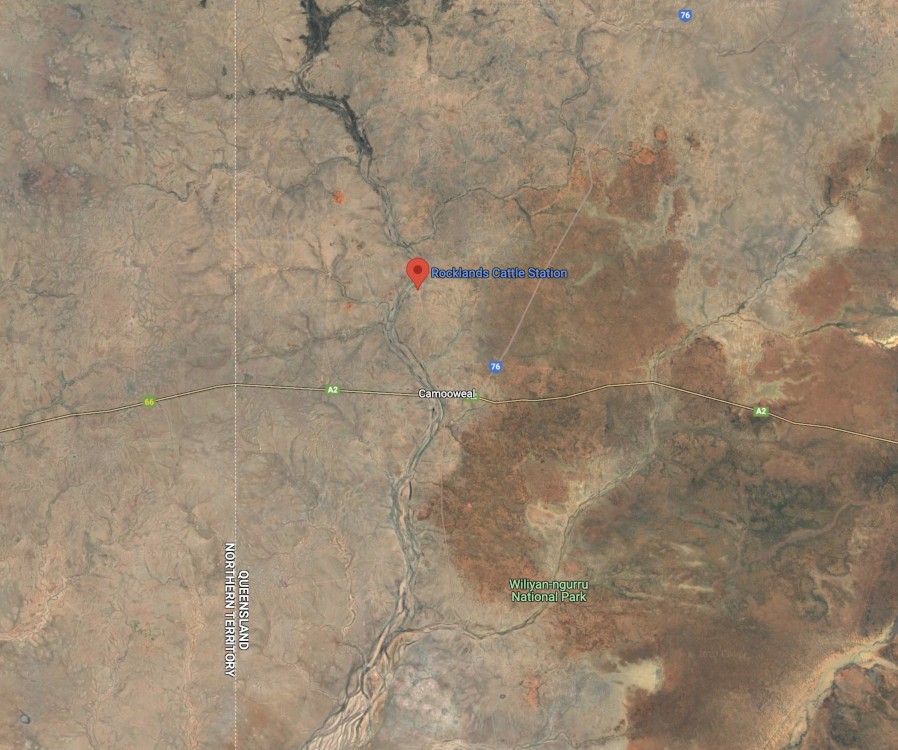 Map, Rocklands Station