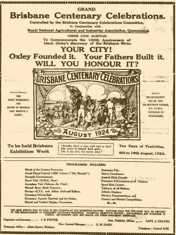 Grand Brisbane Centenary Celebrations