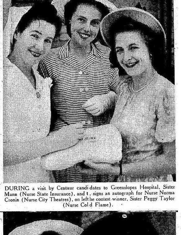 Black and white photograph of Centaur candidates to Greenslopes Private Hospital