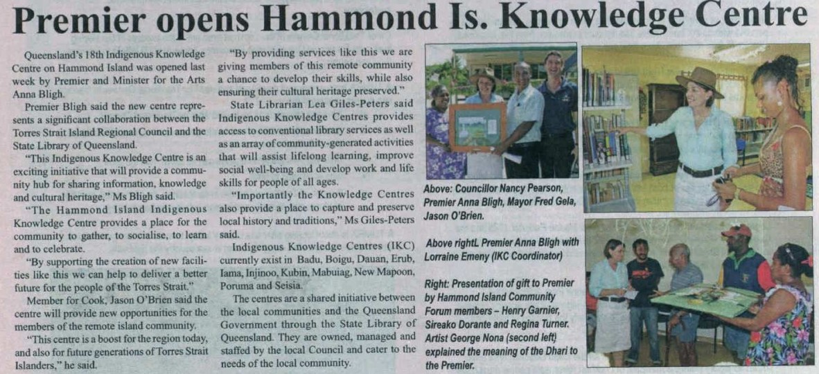 Hammond Island IKC opening