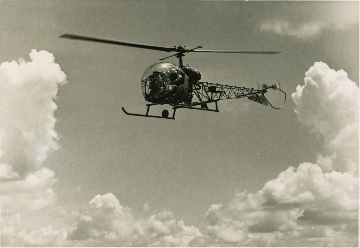 Image of helicopter from Captain Andrew Craig RAN Photograph Album