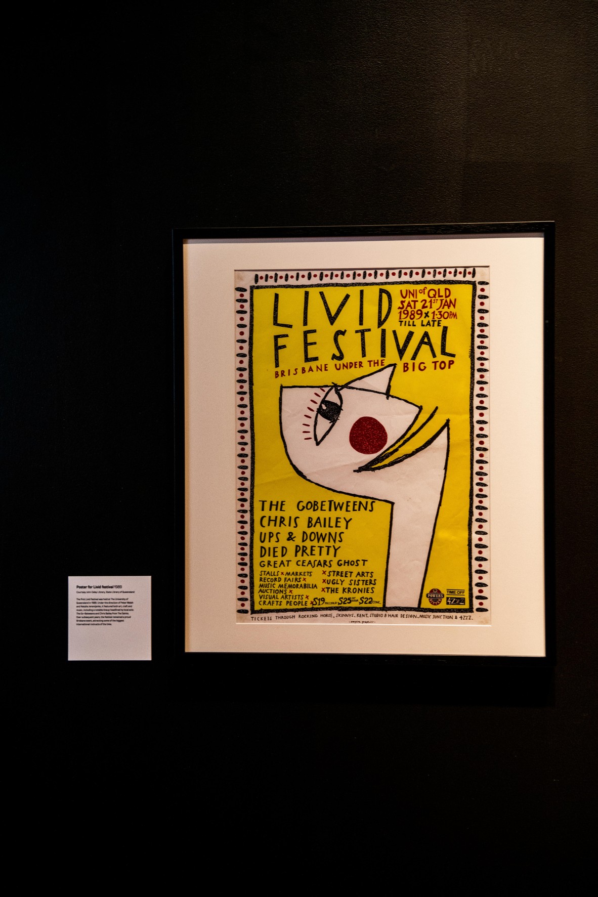 Poster for Livid Festival 1989