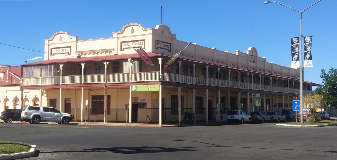 Hotel Corones, Charleville, 2019.