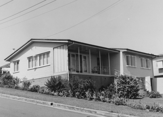 A picture of a house on a sloping block of land at Nundah