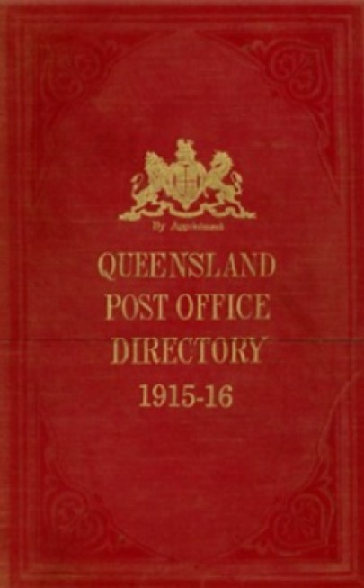 A red book cover of Wise's Post Office Directory