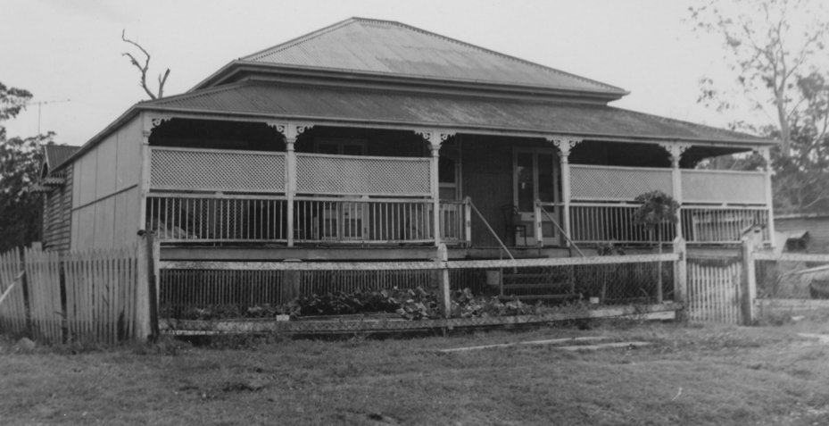 House with a raised verandah and lattice work in Landsborough