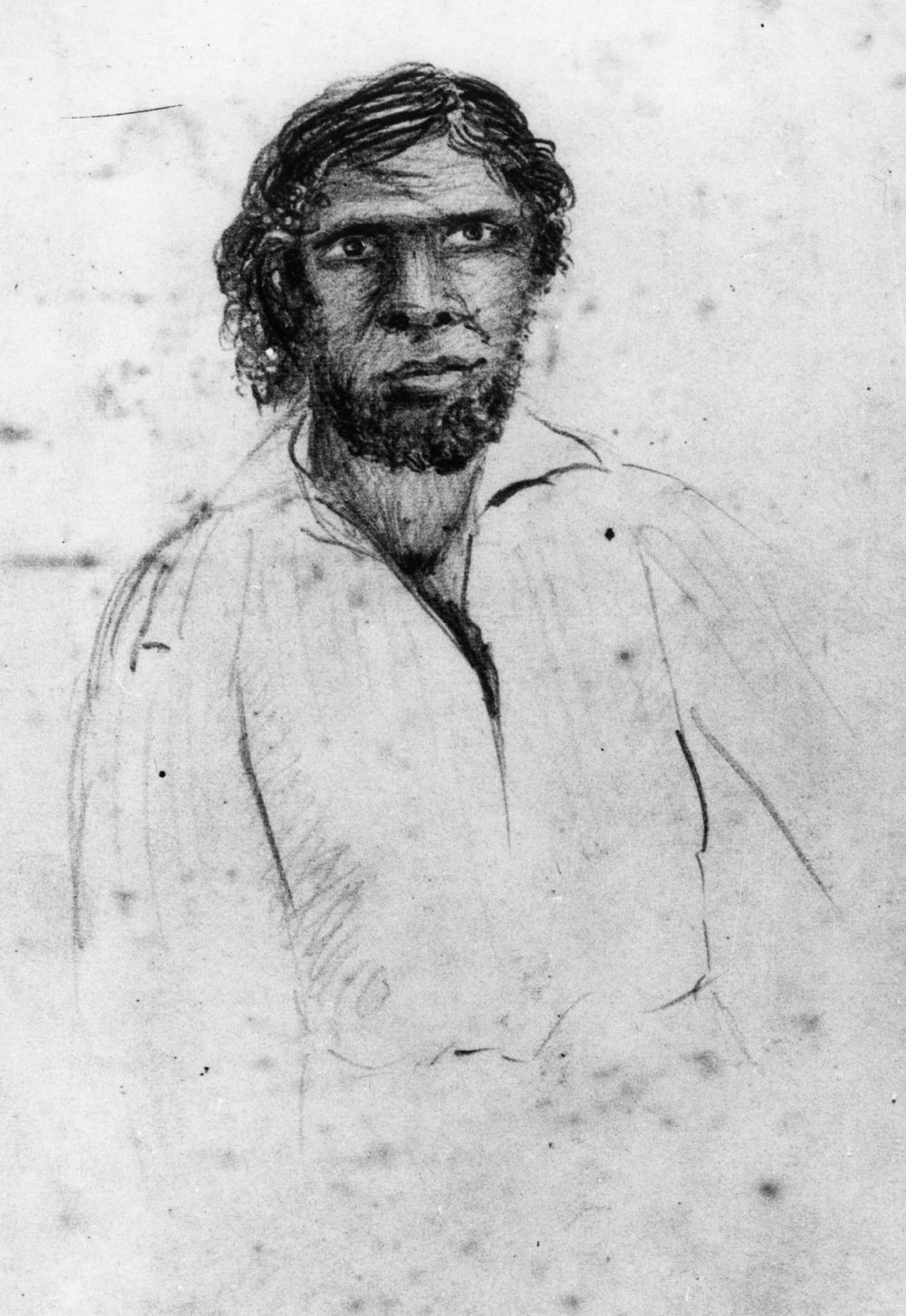 Sketch of Aboriginal Australian Dundalli Queensland 5 December 1854