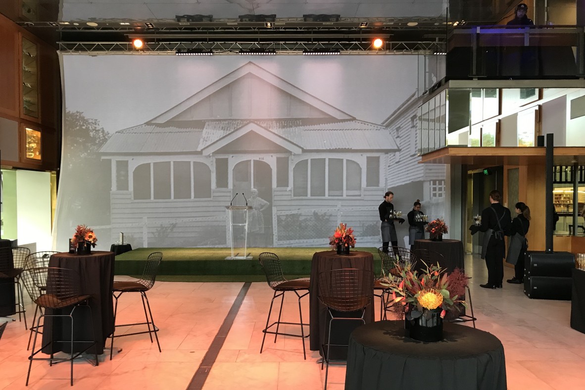 Backdrop projection