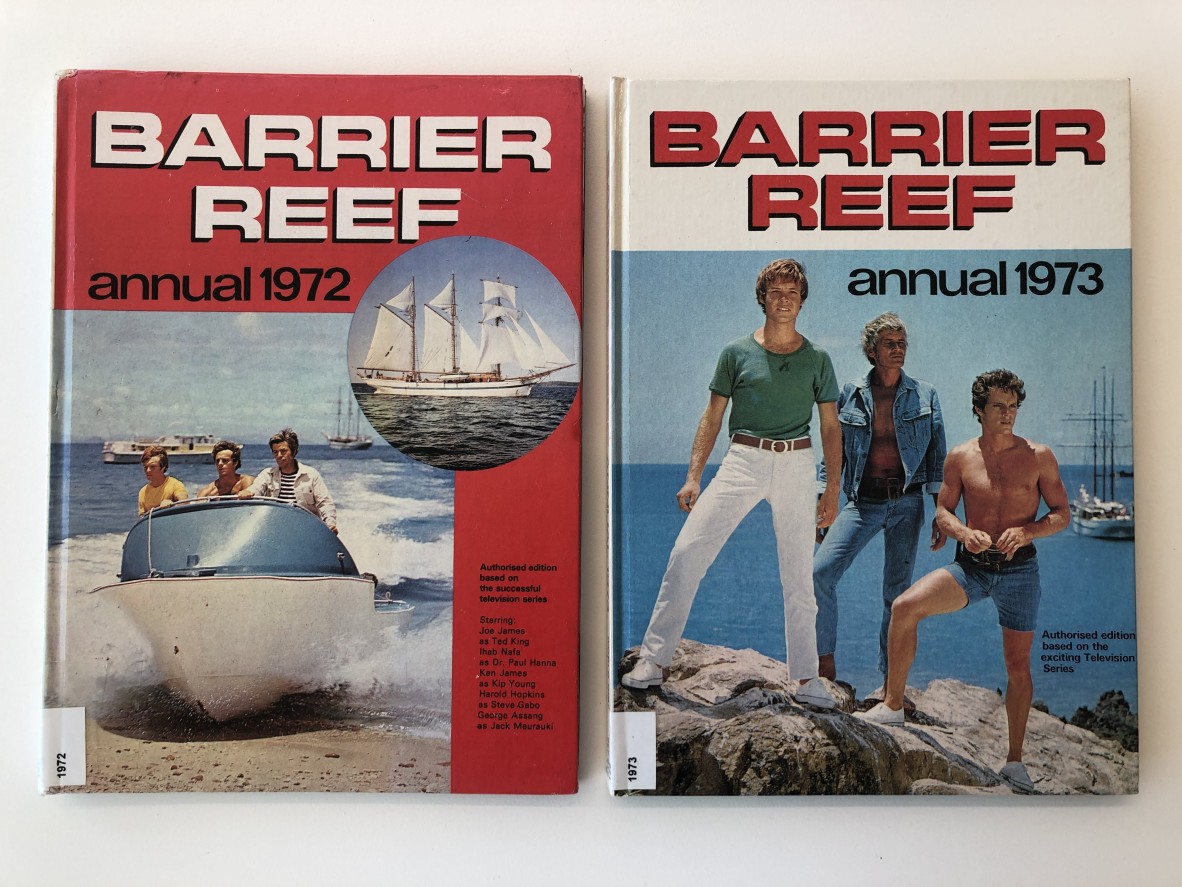  Barrier Reef annual 1972 and 1973 covers.