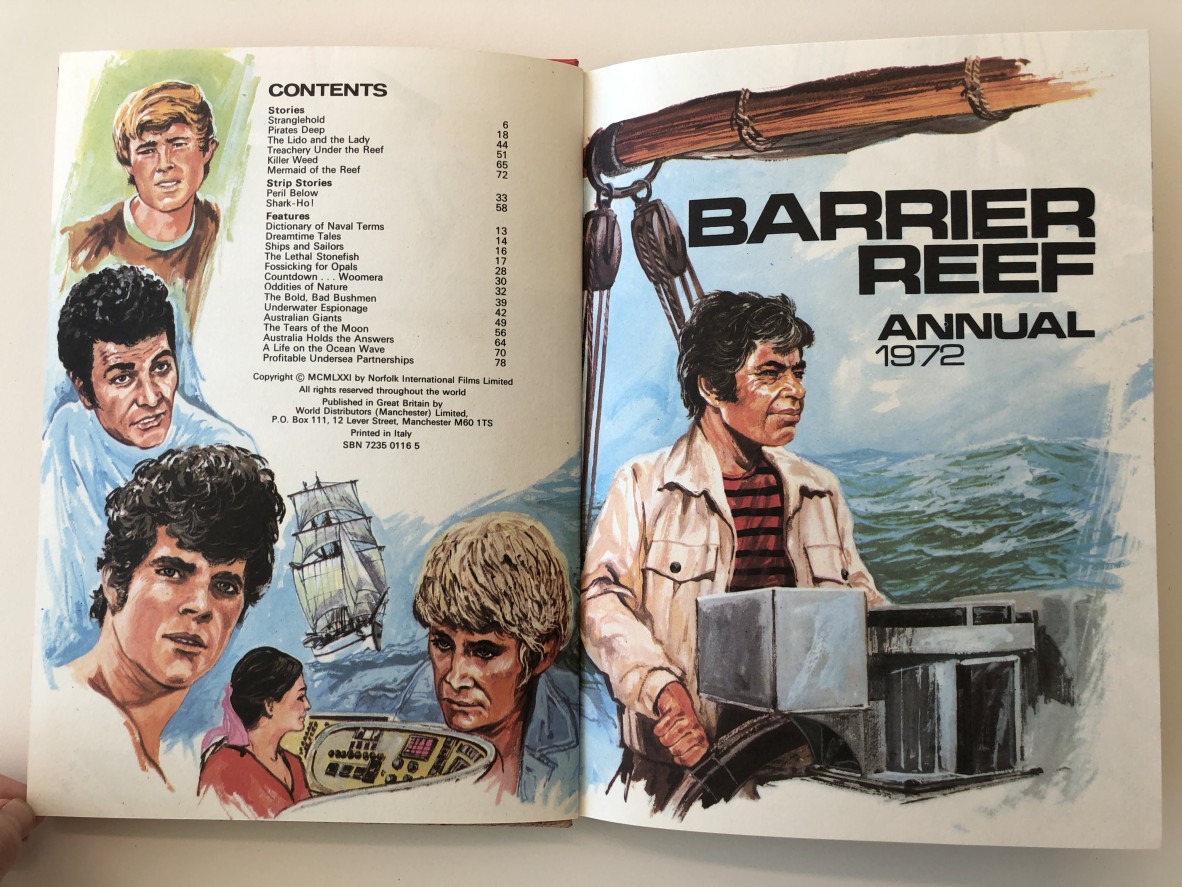 Title Page Barrier Reef annual 1972