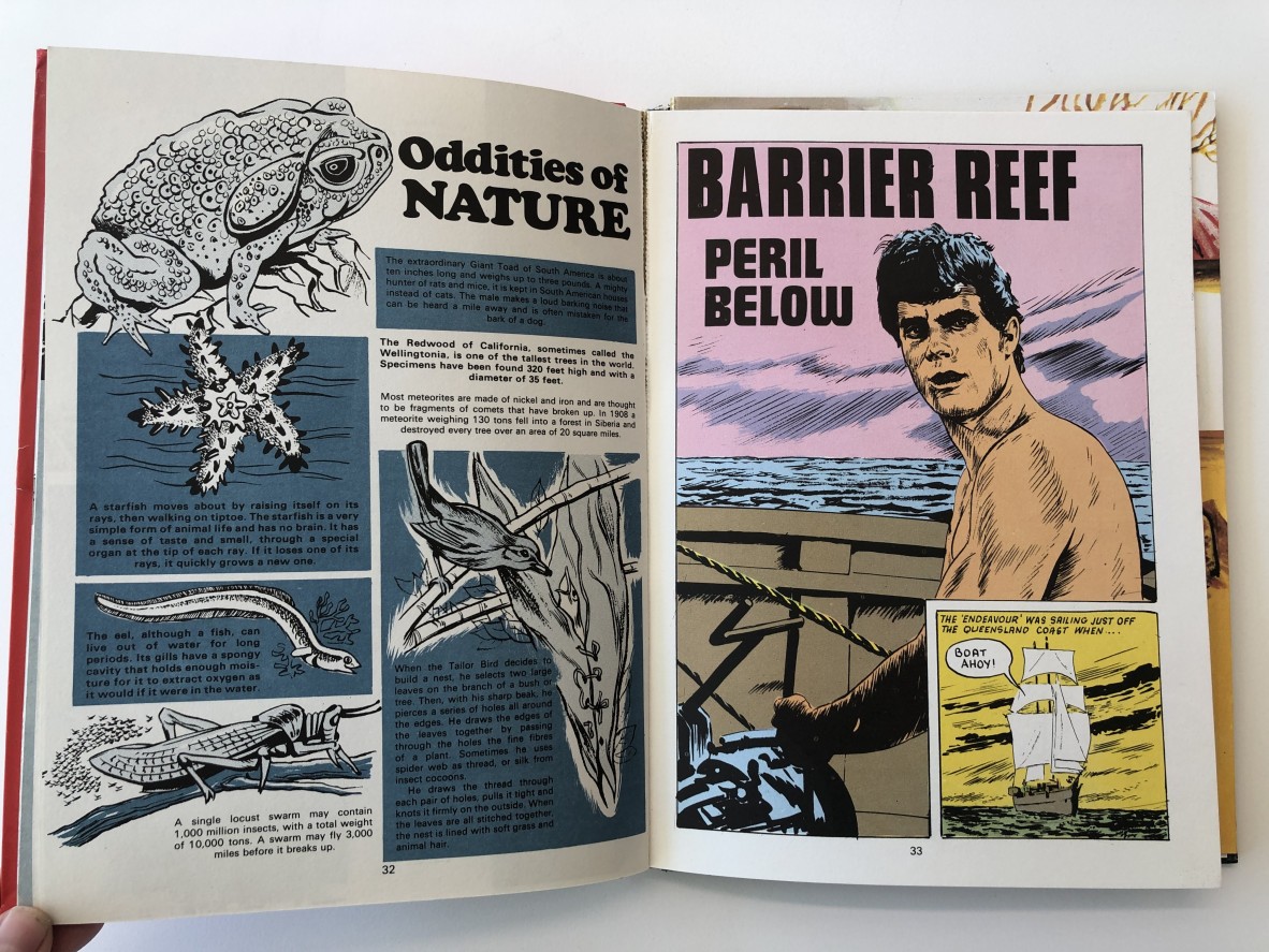 Comic Peril Below - Barrier Reef annual 1972.