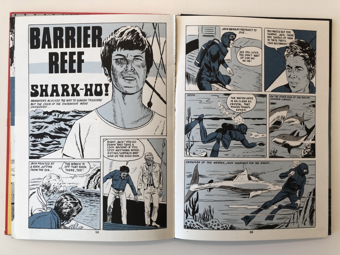 Comic Shark Ho - Barrier Reef annual 1972 Pg 58  59 