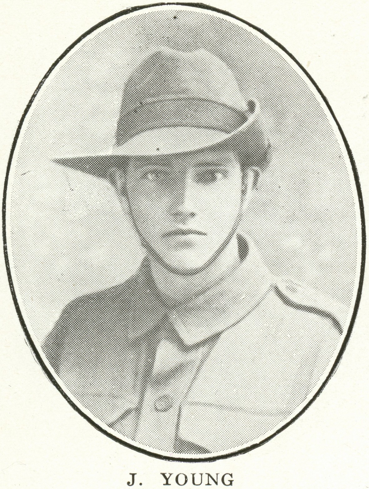 Soldier Portrait of J. Young