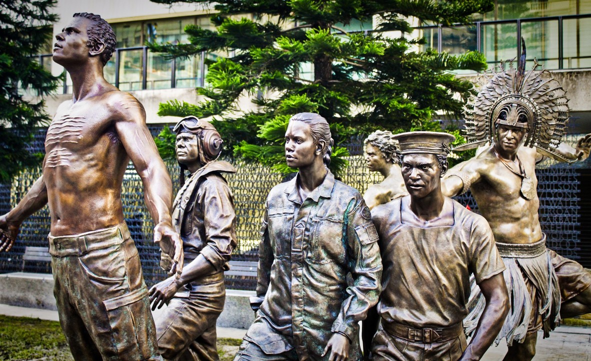 All figures in the Indigenous Memorial