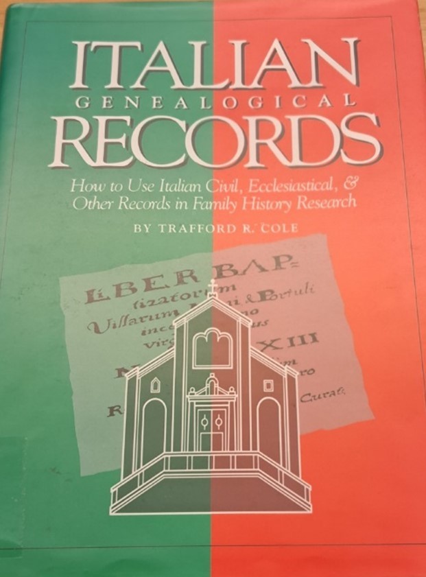 Book cover for Italian Genealogical Records