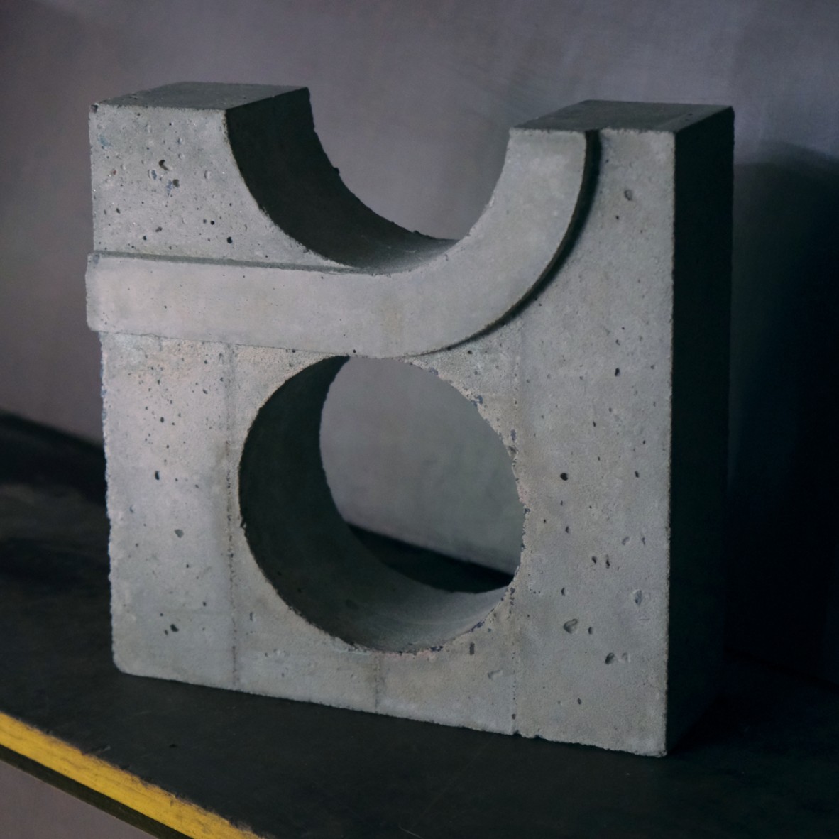 Jason Haigh's cast breezeblock