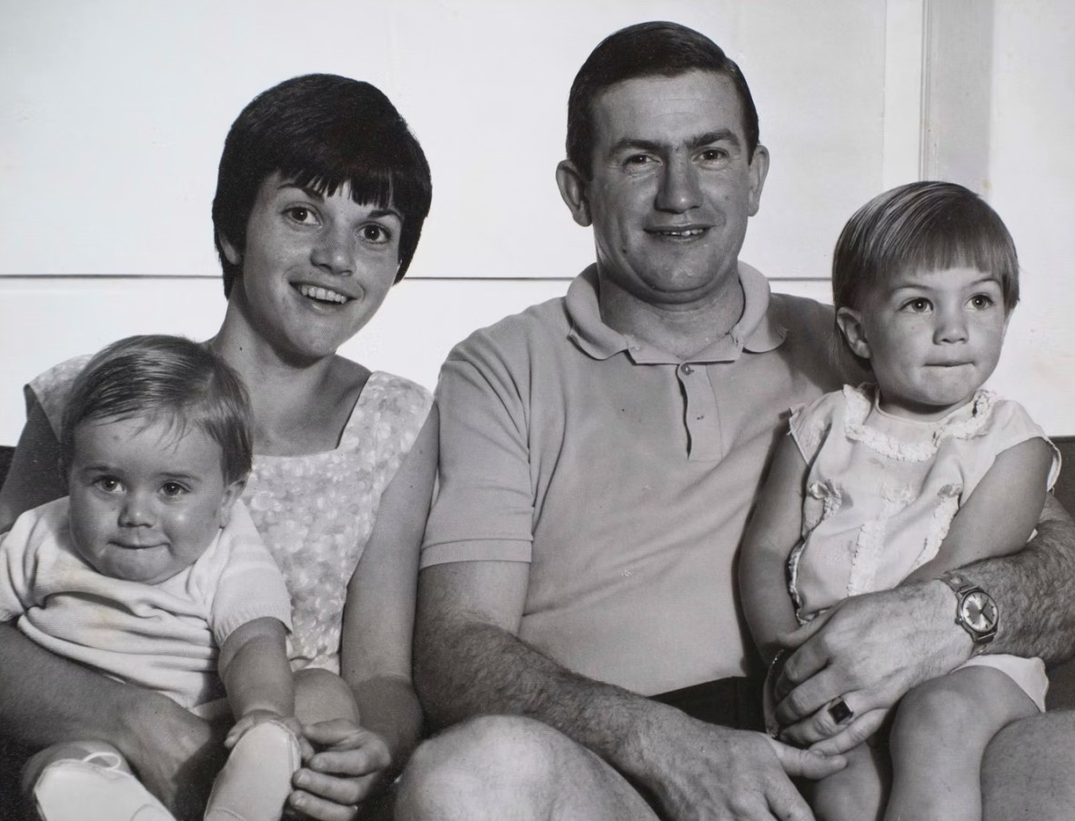 Jenny and Winston Gregory with their family.