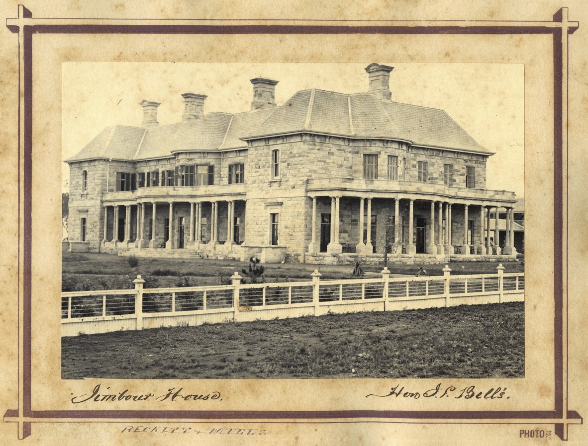 Colonial sandstone mansion