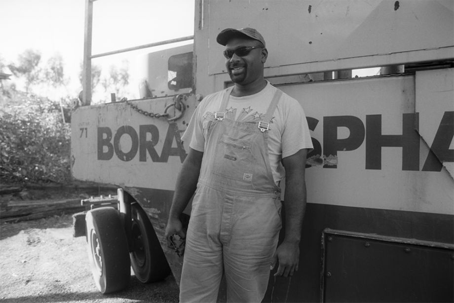 Ken Backo a machine operator for Boral Limited in Lakes Creek Rockhampton Queensland