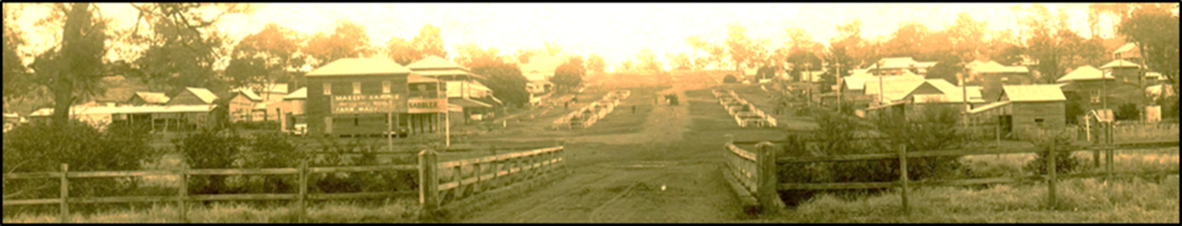 Vintage street scene of Kilcoy