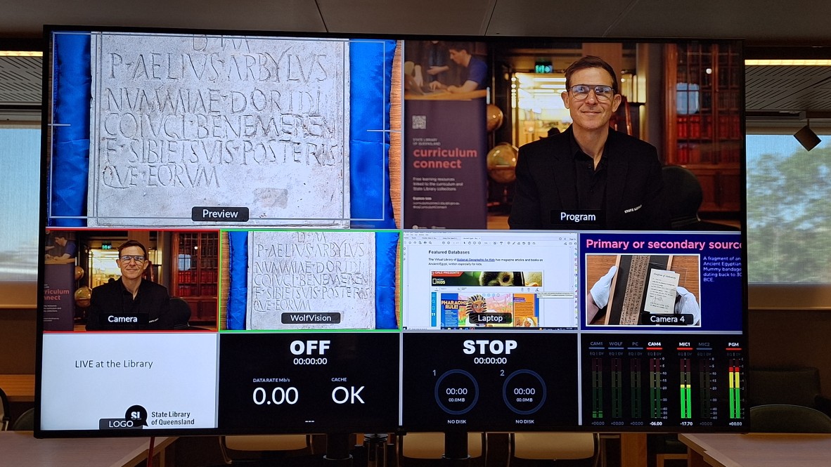'Live at the Library' live-streamed workshops