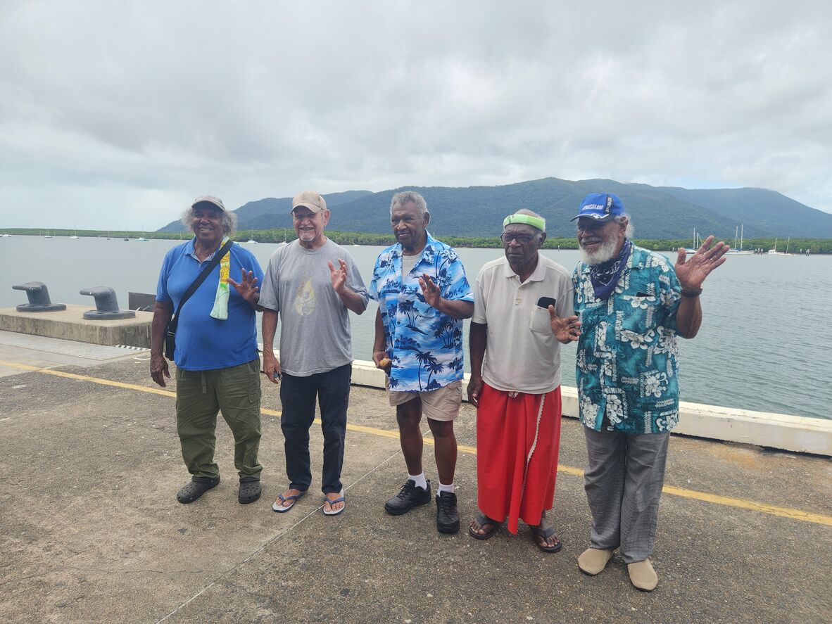 Left to Right: Ronnie Nomoa George Mosby Jimmy Morrison Jeffrey Bob Albert .