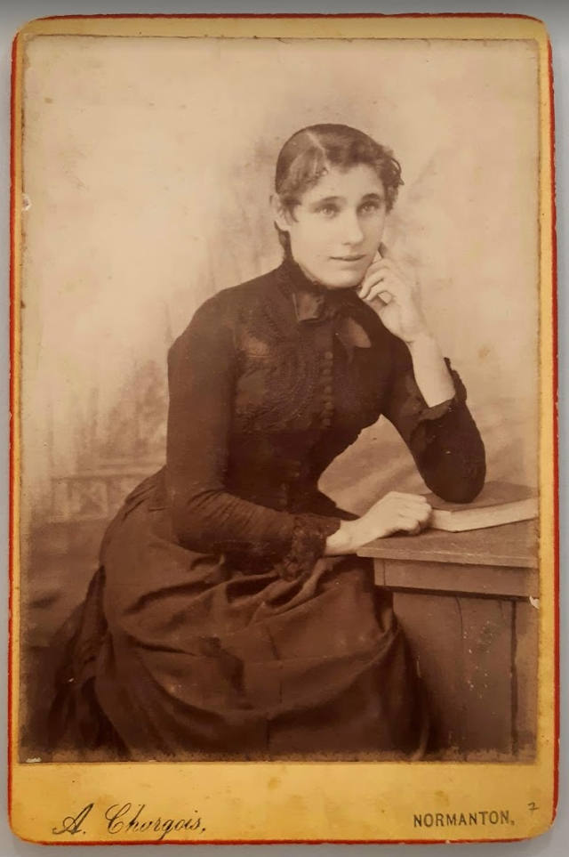 Sarah Boulton at Normanton ca 1889 6820 Ronald Monroe photographs John Oxley Library State Library of Queensland