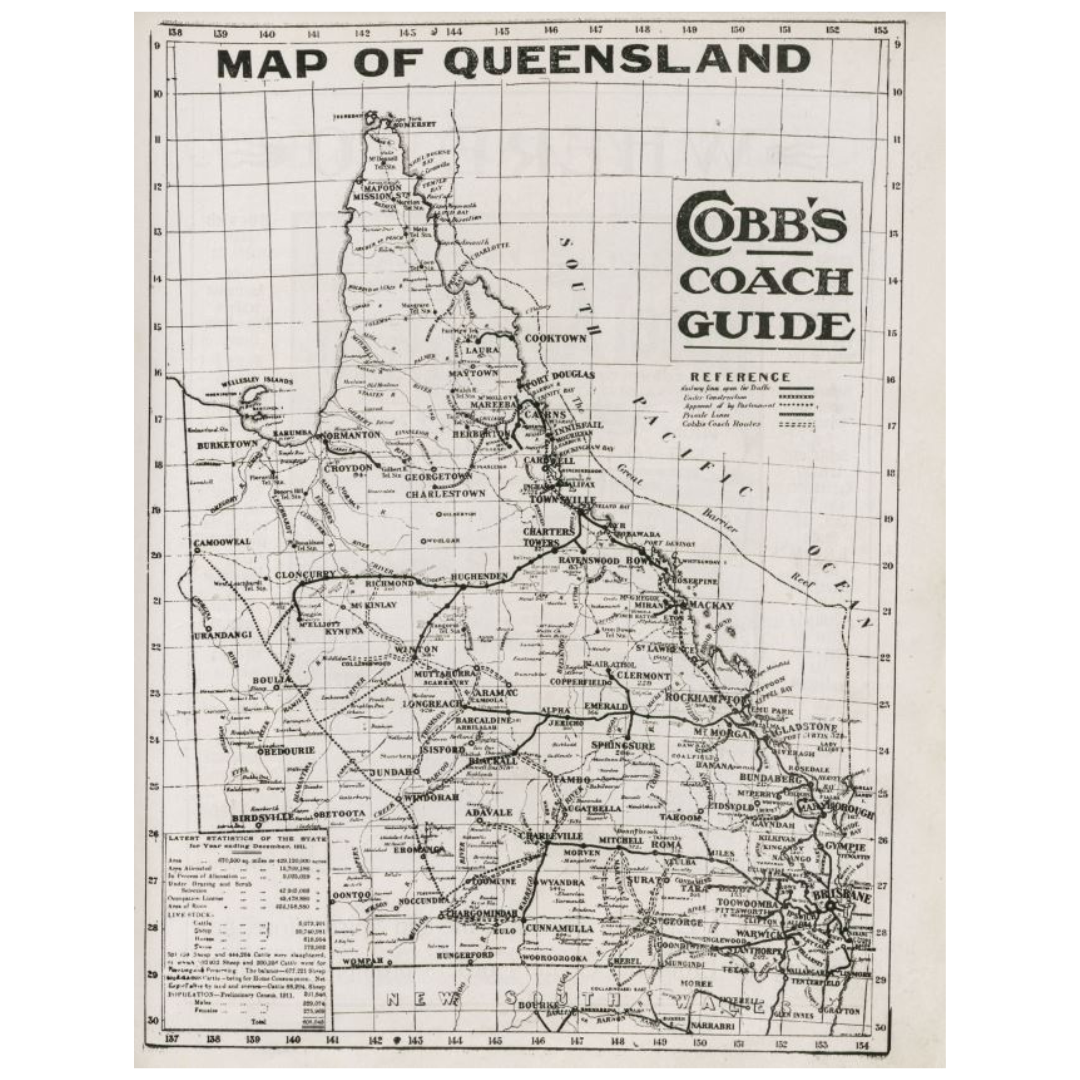 Cobb's coach guide of routes in Queensland