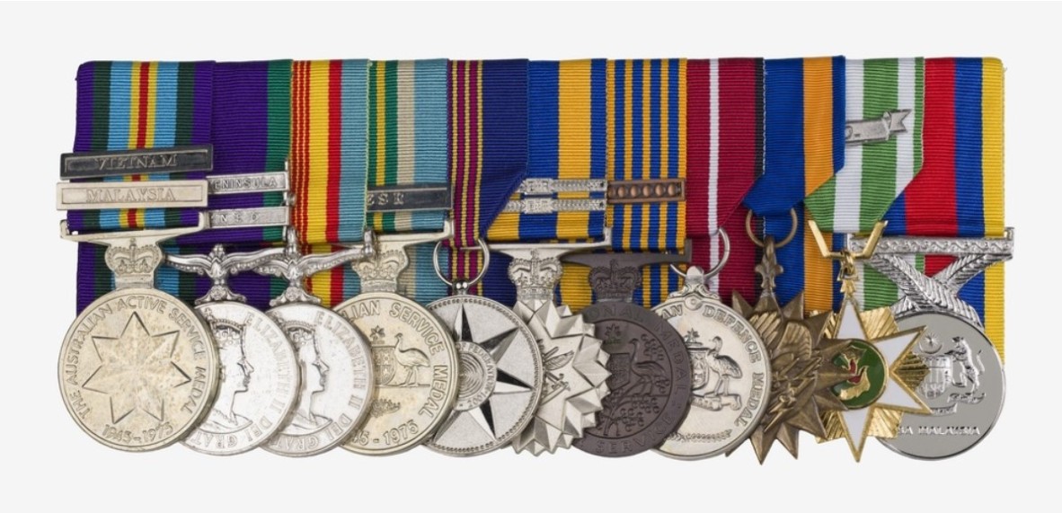 Medals and awards 318692 Captain Andrew Craig RAN papers 