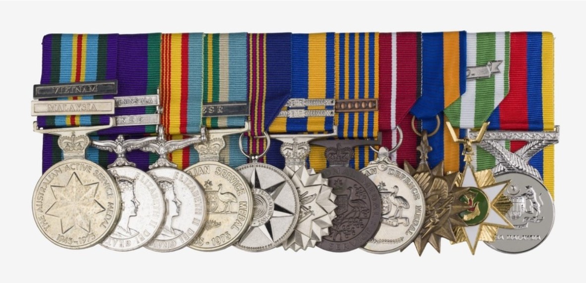 Medals and awards, 31869/2 Captain Andrew Craig RAN papers.
