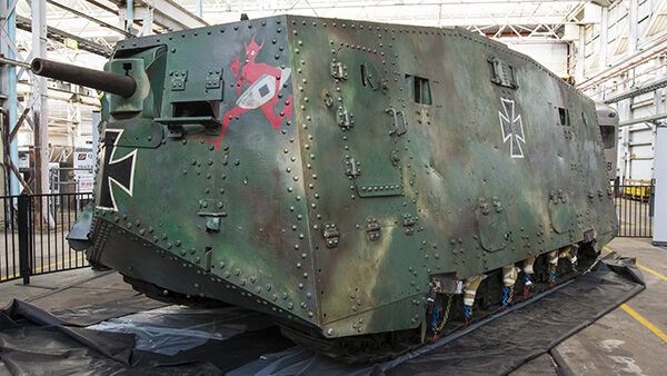 Mephisto on display at The Workshops Rail Museum, Ipswich