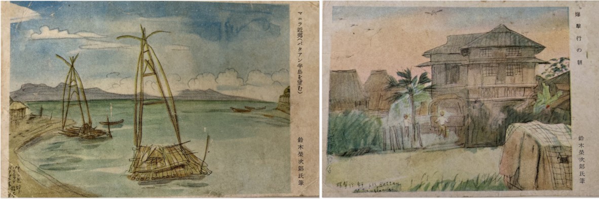 Japanese postcards sent by Alan Hooper