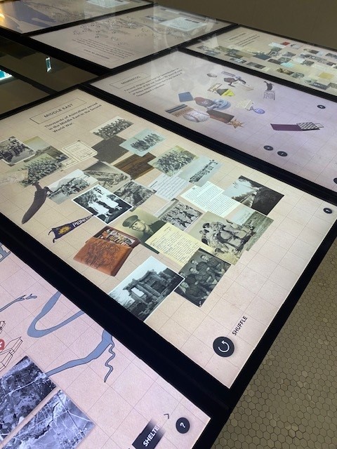 Middle East and Mementos Screen World War II Gallery, Anzac Square