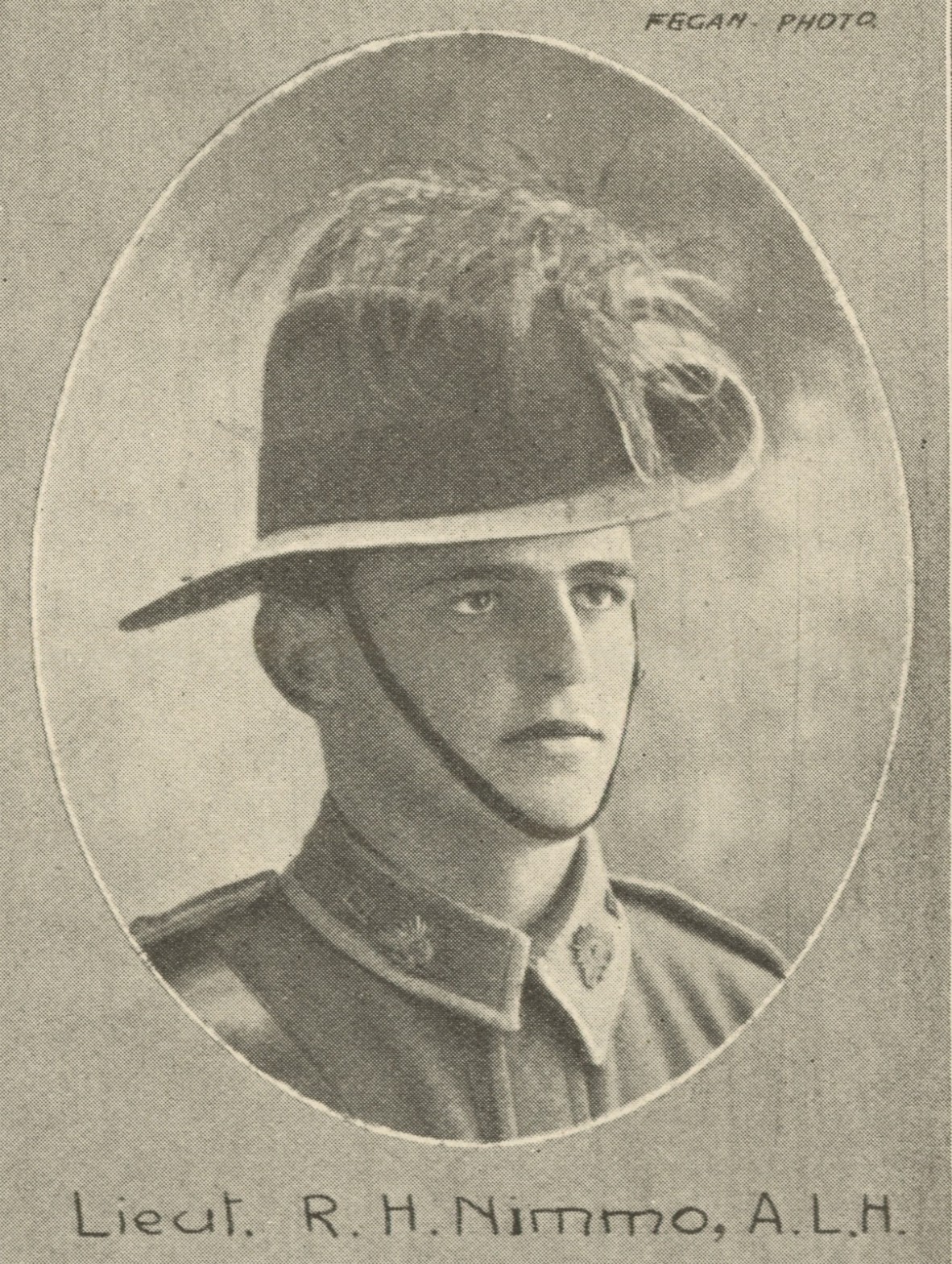 Lieutenant R.H. Nimmo, Australian Light Horse