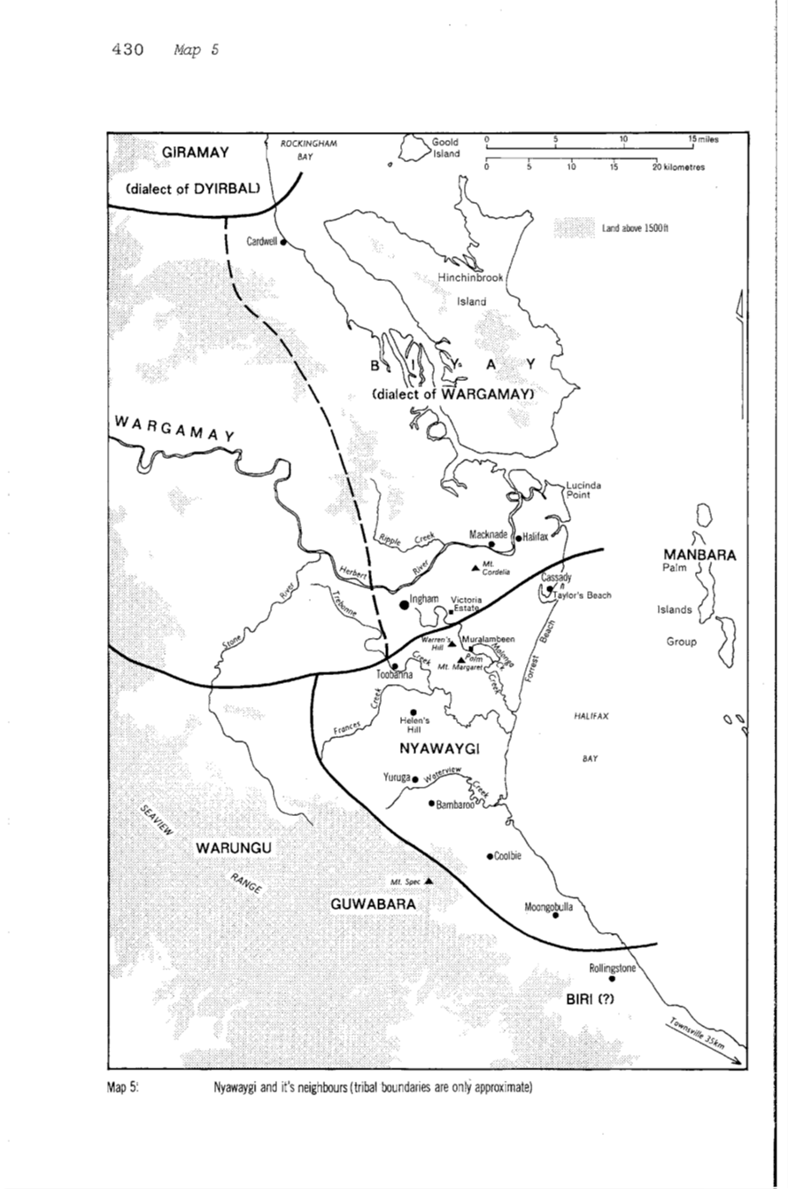 Nyawaygi and its' neighbours, Dixon (1983)