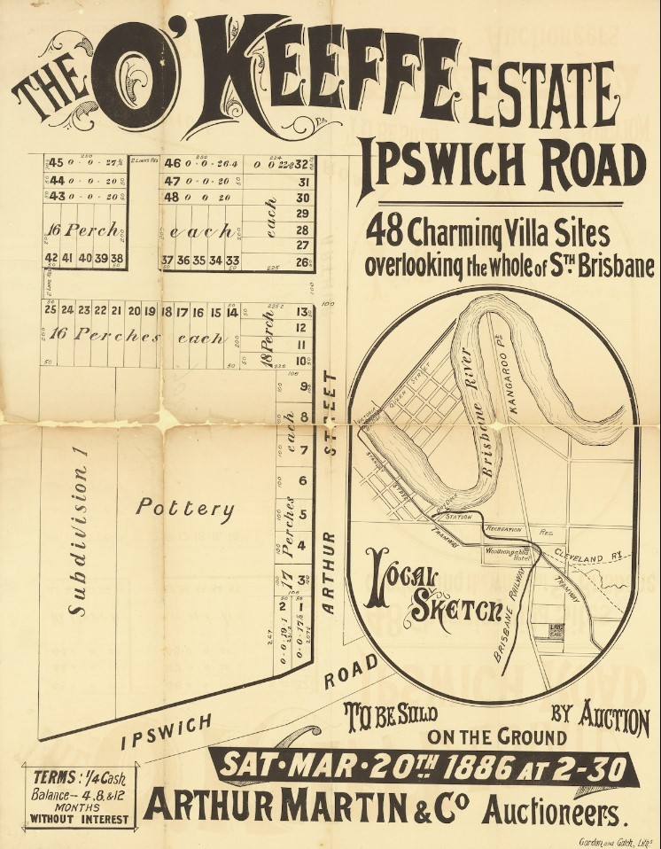 Real Estate Map - The O'Keeffe Estate, Ipswich Road