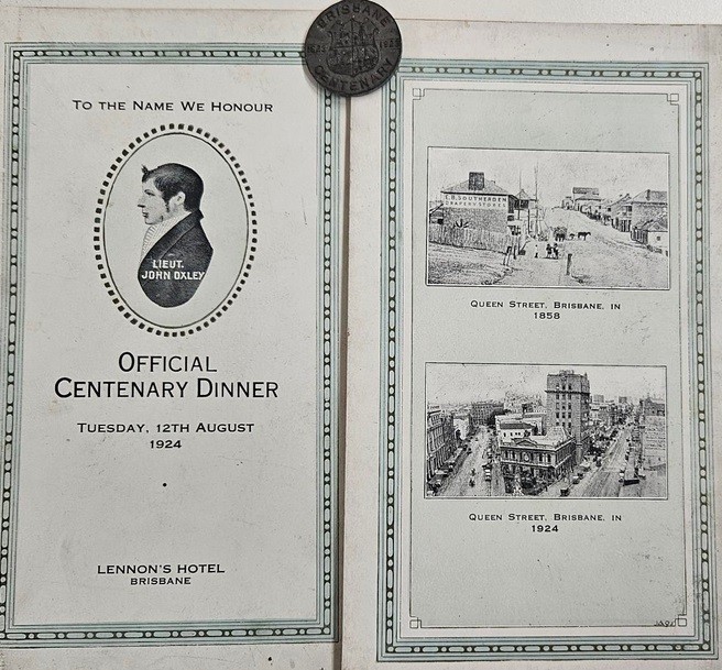 Official centenary menu