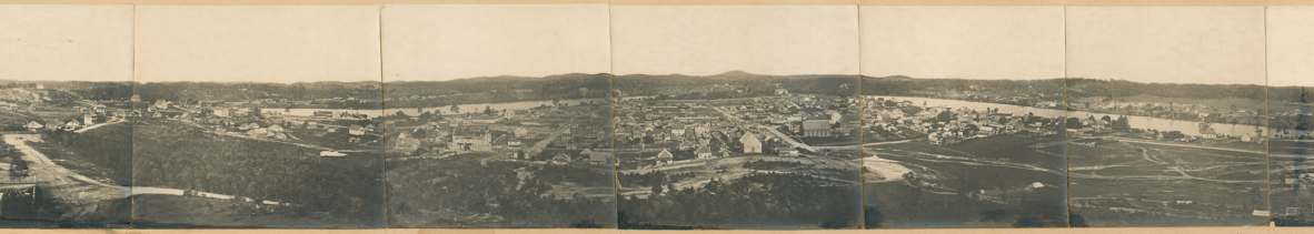 Panorama of Brisbane from the Old Windmill 1862