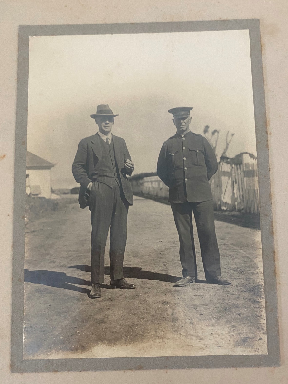 Photos of Patrick Roche and Dr. E. Dods 1926. 