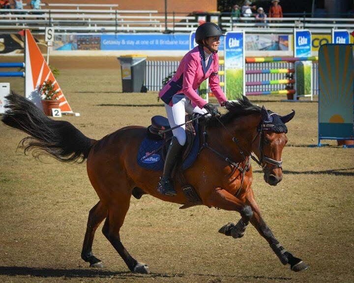 2017 Ekka Show Jumping, Amarni Easey.