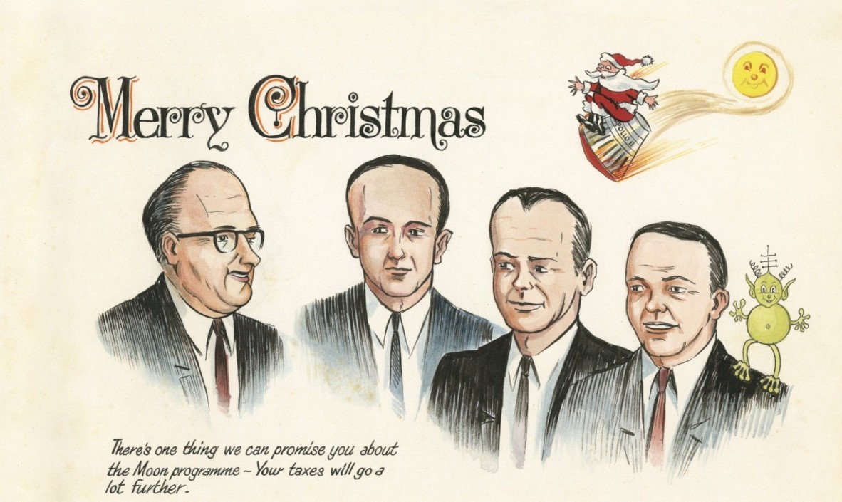 1969 Christmas Card Queensland Can Company