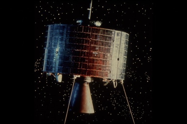 First Early Bird INTELSAT satellite launched and positioned over the Atlantic.